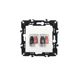 PRIME ΠΡΙΖΑ ΗΧΕΙΩΝ ΔΙΠΛΗ ΜΕ ΚΛΙΠ ΠΛΑΣΤΙΚΗ ΛΕΥΚΗ 36-230VAC IP20