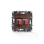 PRIME ΠΡΙΖΑ ΗΧΕΙΩΝ ΔΙΠΛΗ ΜΕ ΚΛΙΠ ΠΛΑΣΤΙΚΗ ΧΡΩΜΑ ΞΥΛΟΥ 36-230VAC IP20