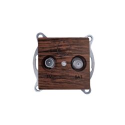 PRIME ΠΡΙΖΑ TV-SAT ΔΙΕΛΕΥΣΗΣ ΧΡΩΜΑ ΞΥΛΟΥ & F ΣΥΝΔΕΣΜΟΣ IP20