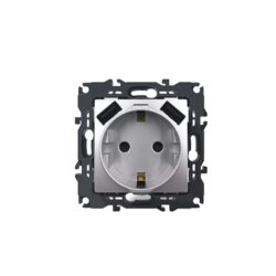 PRIME ΠΡΙΖΑ ΣΟΥΚΟ ΑΣΦΑΛΕΙΑΣ MAT ΑΛΟΥΜΙΝΙΟ 2P+E 16A 250VAC & 2 USB 5VDC 3.1A IP20