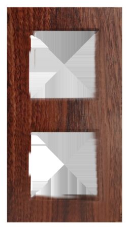 PRIME ΠΛΑΙΣΙΟ 2 ΘΕΣΕΩΝ ΧΡΩΜΑ ΞΥΛΟΥ IP20