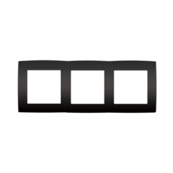 PRIME ΠΛΑΙΣΙΟ 3 ΘΕΣΕΩΝ ΜΑΤ ΑΝΘΡΑΚΙ IP20