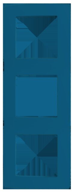 PRIME ΠΛΑΙΣΙΟ 3 ΘΕΣΕΩΝ ΓΑΛΑΖΙΟ IP20