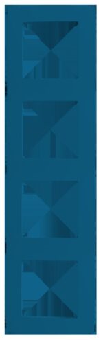 PRIME ΠΛΑΙΣΙΟ 4 ΘΕΣΕΩΝ IP20 ΓΑΛΑΖΙΟ