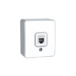 MURATA ΠΡΙΖΑ ΔΙΚΤΥΟΥ ΕΠΙΤΟΙΧΗ 1XRJ45 CAT6 UTP ΛΕΥΚΗ IP20