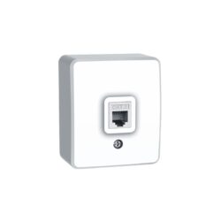 MURATA ΠΡΙΖΑ ΔΙΚΤΥΟΥ ΕΠΙΤΟΙΧΗ 1XRJ45 CAT6 UTP ΛΕΥΚΗ IP20