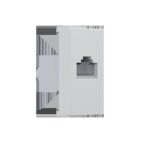 MODYS ΠΡΙΖΑ ΔΙΚΤΥΟΥ ΙΒΟΥΑΡ RJ45 CAT.6 IP20 ΜΕ ΘΩΡΑΚΙΣΗ