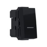 MODYS ΜΠΟΥΤΟΝ ΑΠΛΟ ΜΑΥΡΟ ΜΑΤ 1P 10A 250VAC IP20