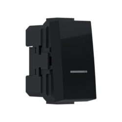 MODYS ΜΠΟΥΤΟΝ ΑΠΛΟ ΜΑΥΡΟ ΜΑΤ 1P 10A 250VAC IP20