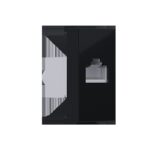 MODYS ΠΡΙΖΑ ΔΙΚΤΥΟΥ ΜΑΥΡΗ ΜΑΤ RJ45 CAT.6 IP20 ΜΕ ΘΩΡΑΚΙΣΗ