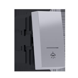 MODYS ΜΠΟΥΤΟΝ ΜΕ ΕΝΔΕΙΞΗ & ΣΥΜΒΟΛΟ ΛΥΧΝΙΑ ΑΣΗΜΙ 1P 10A 250VAC IP20