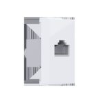 MODYS ΠΡΙΖΑ ΤΗΛΕΦΩΝΟΥ ΛΕΥΚΗ RJ11 CAT3 IP20