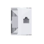 MODYS ΠΡΙΖΑ ΔΙΚΤΥΟΥ ΛΕΥΚΗ RJ45 CAT.6 IP20 ΜΕ ΘΩΡΑΚΙΣΗ