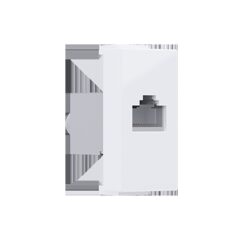 MODYS ΠΡΙΖΑ ΔΙΚΤΥΟΥ ΛΕΥΚΗ RJ45 CAT.6A IP20 ΜΕ ΘΩΡΑΚΙΣΗ