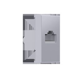 MODYS ΠΡΙΖΑ ΔΙΚΤΥΟΥ ΑΣΗΜΙ RJ45 CAT.6A IP20 ΜΕ ΘΩΡΑΚΙΣΗ