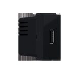 MODYS ΠΡΙΖΑ ΤΡΟΦΟΔΟΣΙΑΣ USB  1XUSB ΜΑΥΡΗ ΜΑΤ 5VDC 1.2A IP20