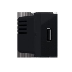 MODYS ΠΡΙΖΑ ΤΡΟΦΟΔΟΣΙΑΣ USB  1XUSB ΜΑΥΡΗ ΜΑΤ 5VDC 1.2A IP20
