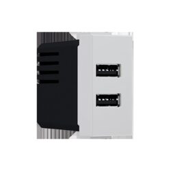 MODYS ΠΡΙΖΑ ΤΡΟΦΟΔΟΣΙΑΣ ΙΒΟΥΑΡ USB ΦΟΡΤΙΣΤΗΣ 2XUSB 5VDC 2X1.2A IP20