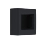 ΚΟΥΤΙ ΕΠΙΤΟΙΧΟ 2 ΣΤΟΙΧΕΙΩΝ ΜΑΥΡΟ ΜΑΤ IP20