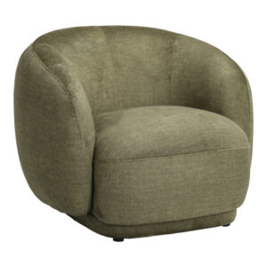 Πολυθρόνα Freya pakoworld ύφασμα σε λαδί απόχρωση 93x87x76εκ