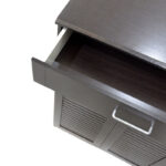 Παπουτσοθήκη-ντουλάπι SANTE pakoworld 30 ζεύγων χρώμα wenge 120x37x123εκ - Image 5