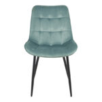 Καρέκλα Berne pakoworld βελούδο σε φυστικί απόχρωση 53x62x84εκ - Image 4