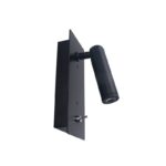 INYOKA-ΦΩΤΙΣΤΙΚΟ ΕΠΙΤΟΙΧΟ ΜΑΥΡΟ ΜΑΤ ΜΕΤΑΛΛΙΚΟ LED 3W 4000K  IP20 7