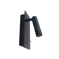 INYOKA-ΦΩΤΙΣΤΙΚΟ ΕΠΙΤΟΙΧΟ ΜΑΥΡΟ ΜΑΤ ΜΕΤΑΛΛΙΚΟ LED 3W 4000K  IP20 7