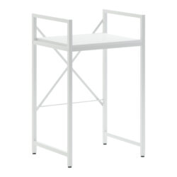 Ραφιέρα στήριξης πλυντηρίου - στεγνωτηρίου Delavar pakoworld μέταλλο λευκό 72x60x116εκ