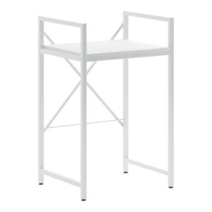 Ραφιέρα στήριξης πλυντηρίου - στεγνωτηρίου Delavar pakoworld μέταλλο λευκό 72x60x116εκ