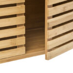 Πάγκος-ντουλάπι μπάνιου Sicela pakoworld χρώμα φυσικό 60x28x80εκ - Image 5