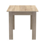 Τραπεζαρία Manka-Gaston pakoworld σετ 5τεμ σε sonoma-μαύρη απόχρωση 110x80x77εκ - Image 7