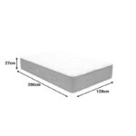 Στρώμα Sleepy pakoworld bonnel spring διπλής όψης 27cm 120x200εκ - Image 3