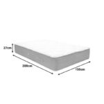 Στρώμα Sleepy pakoworld bonnel spring διπλής όψης 27cm 150x200εκ - Image 3