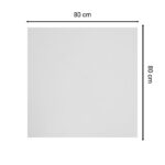 Επιφάνεια τραπεζιού Sizzle pakoworld Werzalit ανθρακί cement 80x80εκ πάχους 35mm - Image 4