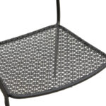 Πολυθρόνα Federal pakoworld στοιβαζόμενη μαύρο μέταλλο 57x58x81.5εκ - Image 8