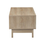 Τραπέζι σαλονιού Judas pakoworld σε μαύρο μαρμάρου-sonoma απόχρωση 90x45x38.5εκ - Image 6