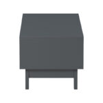 Τραπέζι σαλονιού Judas pakoworld ανθρακί-sonoma 90x45x38.5εκ - Image 6