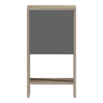 Κομοδίνο Reppo pakoworld sonoma-ανθρακί 30x30x55εκ - Image 3