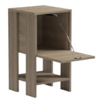 Κομοδίνο Reppo pakoworld sonoma 30x30x55εκ - Image 2