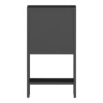 Κομοδίνο Reppo pakoworld μαύρο 30x30x55εκ - Image 3