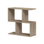 Βοηθητικό τραπέζι-βιβλιοθήκη Wesmol pakoworld sonoma 50x20x50εκ - Image 4