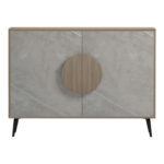 Μπουφές Gora pakoworld sonoma-μπεζ οψη μαρμαρου 110x35.5x82εκ - Image 3