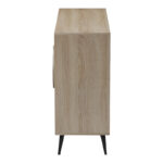 Μπουφές Gora pakoworld sonoma-ανθρακί 110x35.5x82εκ - Image 5