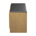 Έπιπλο εισόδου σκαμπό-παπουτσοθήκη Zulla pakoworld 10 ζεύγων ανοιχτό καρυδί 110x37x43εκ - Image 5