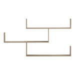 Ραφιέρα τοίχου Tiber pakoworld sonoma 120x22x67εκ - Image 2