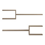 Ραφιέρα τοίχου Sumpa pakoworld 2 τεμ sonoma 65x20x18εκ - Image 2