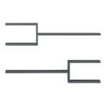 Ραφιέρα τοίχου Sumpa pakoworld 2τεμ ανθρακί 65x20x18εκ - Image 2