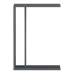 Βοηθητικό τραπέζι Muju pakoworld ανθρακί  30x40x55εκ - Image 3