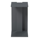 Βοηθητικό τραπέζι Muju pakoworld ανθρακί  30x40x55εκ - Image 5